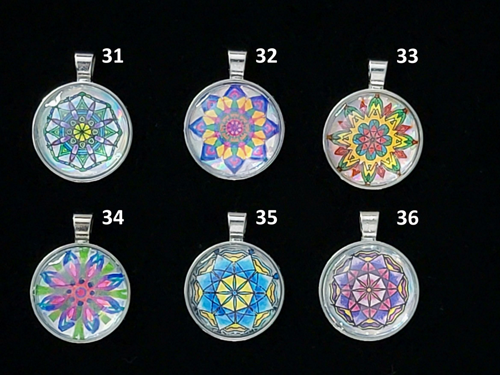 Pendants 31, 32, 33, 35, 36