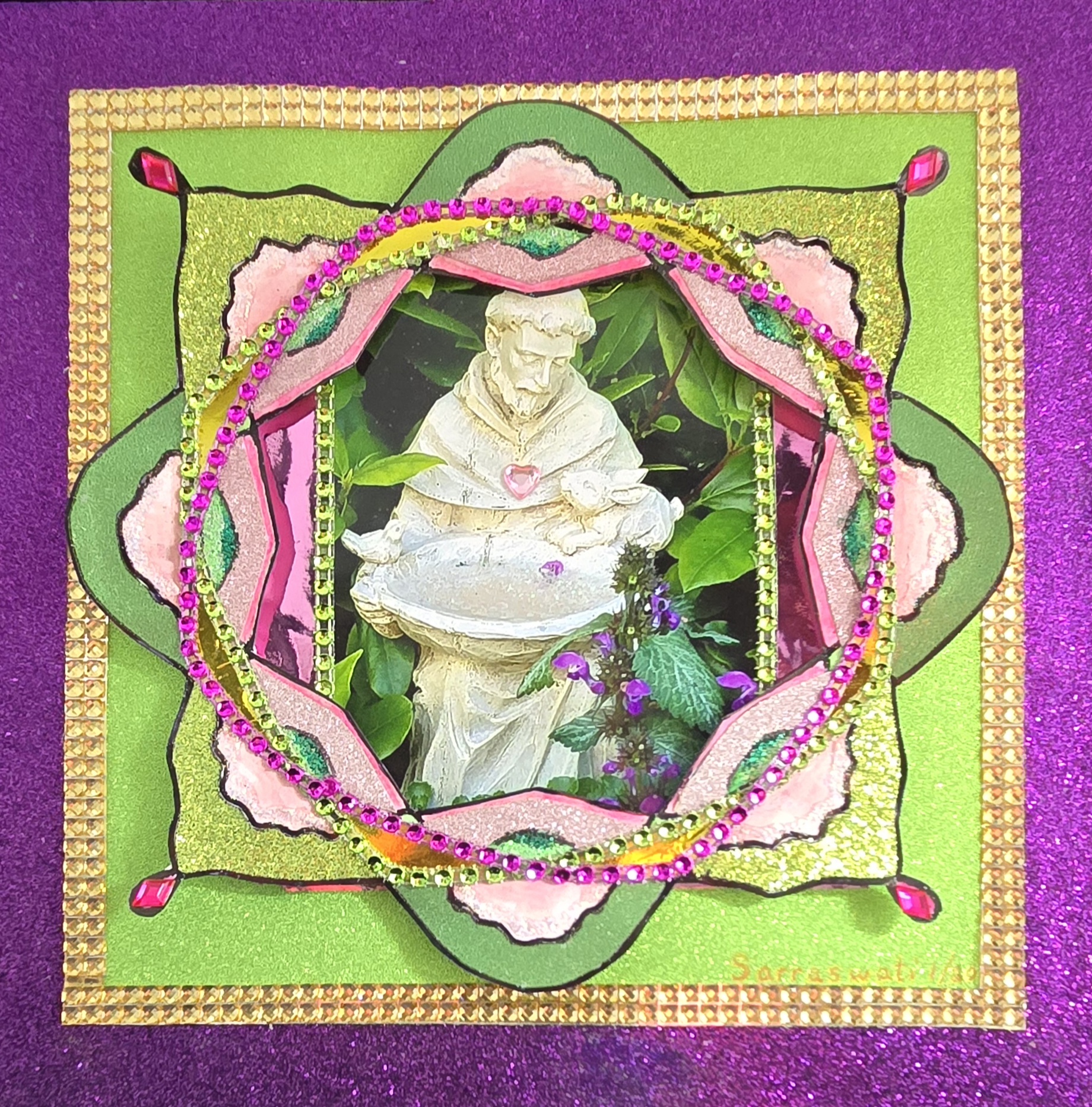 49781 The Healing Garden with Saint Frances