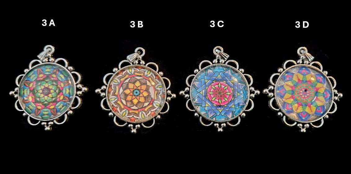 Cabochons 3A, 3B, 3C, 3D